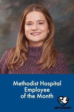 Liz Larson Methodist Hospital Employee of the Month