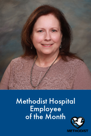 Linda Kantor Methodist Hospital Employee of the Month