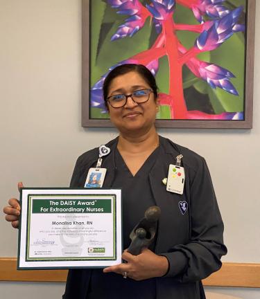 Methodist Hospital's Monalisa Khan honored with The DAISY Award