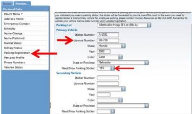 Image for post: Have You Updated Your License Plate Info in ESS?