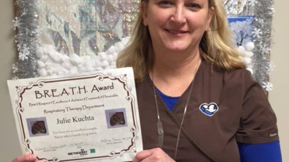 Image for post: BREATH Award Winner: Julie Kuchta, RRT