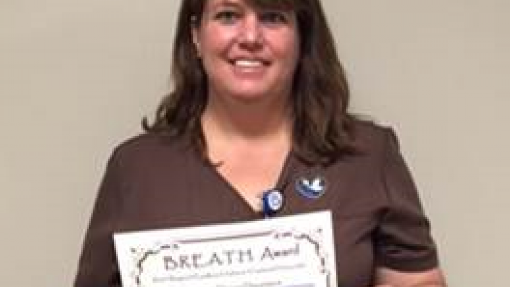 Image for post: BREATH Award Winner: Teri Kendall, RRT